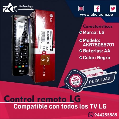 Control remoto LG AKB75055701