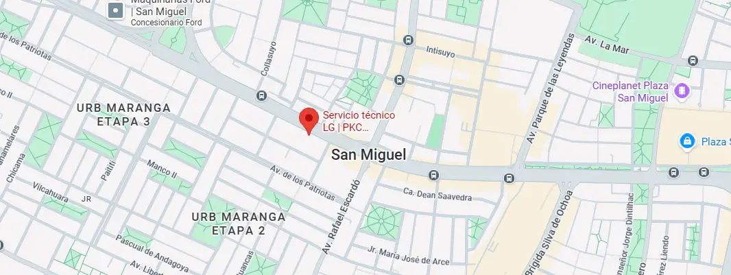 Mapa sede San Miguel PKC Technology